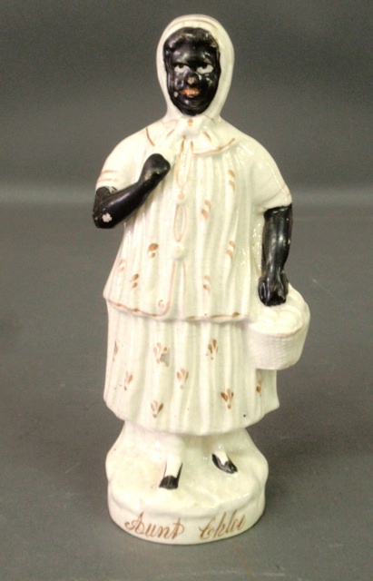 Appraisal: - Rare Staffordshire standing figure of Aunt Chloe h x