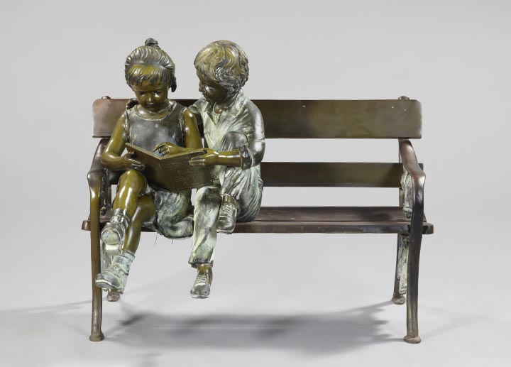 Appraisal: Manner of Jane DeDecker American Contemporary a patinated bronze garden