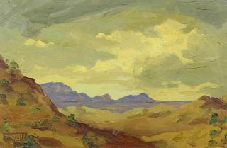 Appraisal: Painting Fremont Ellis Fremont F Ellis American - Sunset on