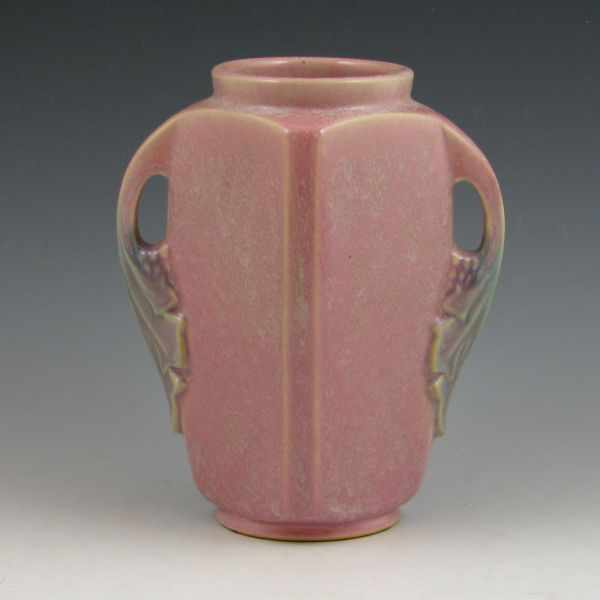 Appraisal: Roseville pink Tuscany - '' vase Unmarked Mint '' tall