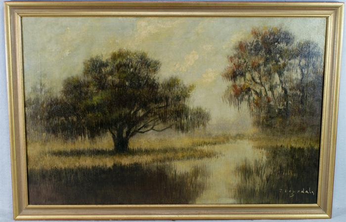 Appraisal: Alexander John Drysdale American Louisiana - o c Trees in