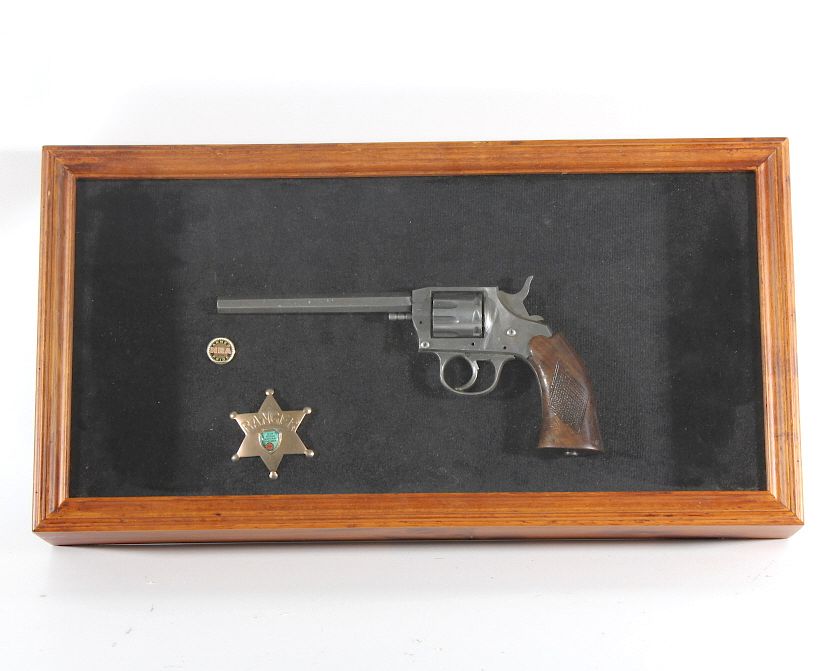 Appraisal: Iver Johnson Model D A Revolver w Display This lot