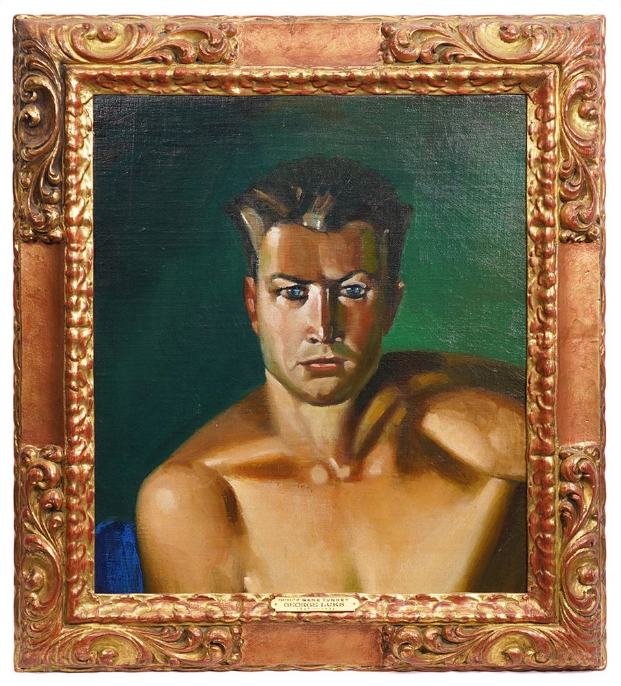 Appraisal: George Luks 'Portrait of Gene Tunney' O C George Luks