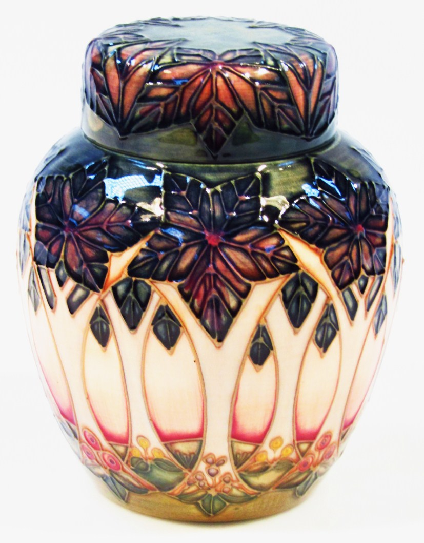 Appraisal: A modern Moorcroft ginger jar and cover of circular shouldered