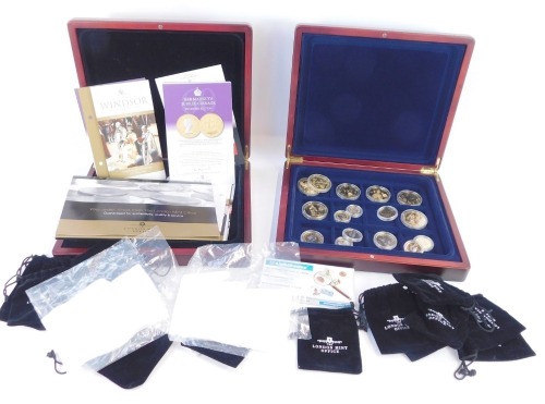 Appraisal: A group of London Mint Coronation coins to include Order