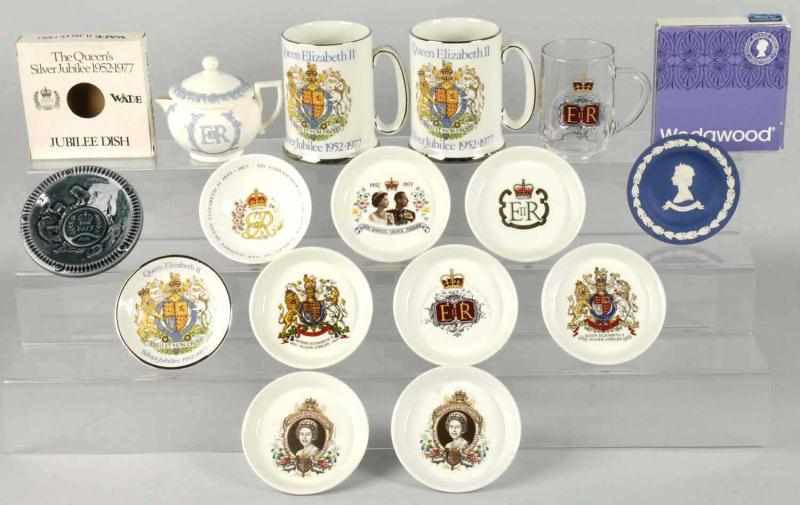 Appraisal: Large Lot of English Coronation Pieces Description Includes one Coronation