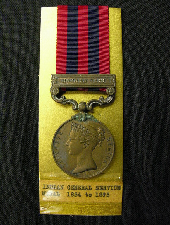 Appraisal: BRITISH MILITARY INDIA GEN SERVICE - Bronze Awarded to Bhishi