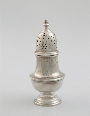 Appraisal: A modern vase shaped sugar caster knop finial by Edward