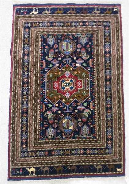 Appraisal: CONTEMPORARY PERSIAN AREA RUG Khorasan area northeastern Iran hand knotted