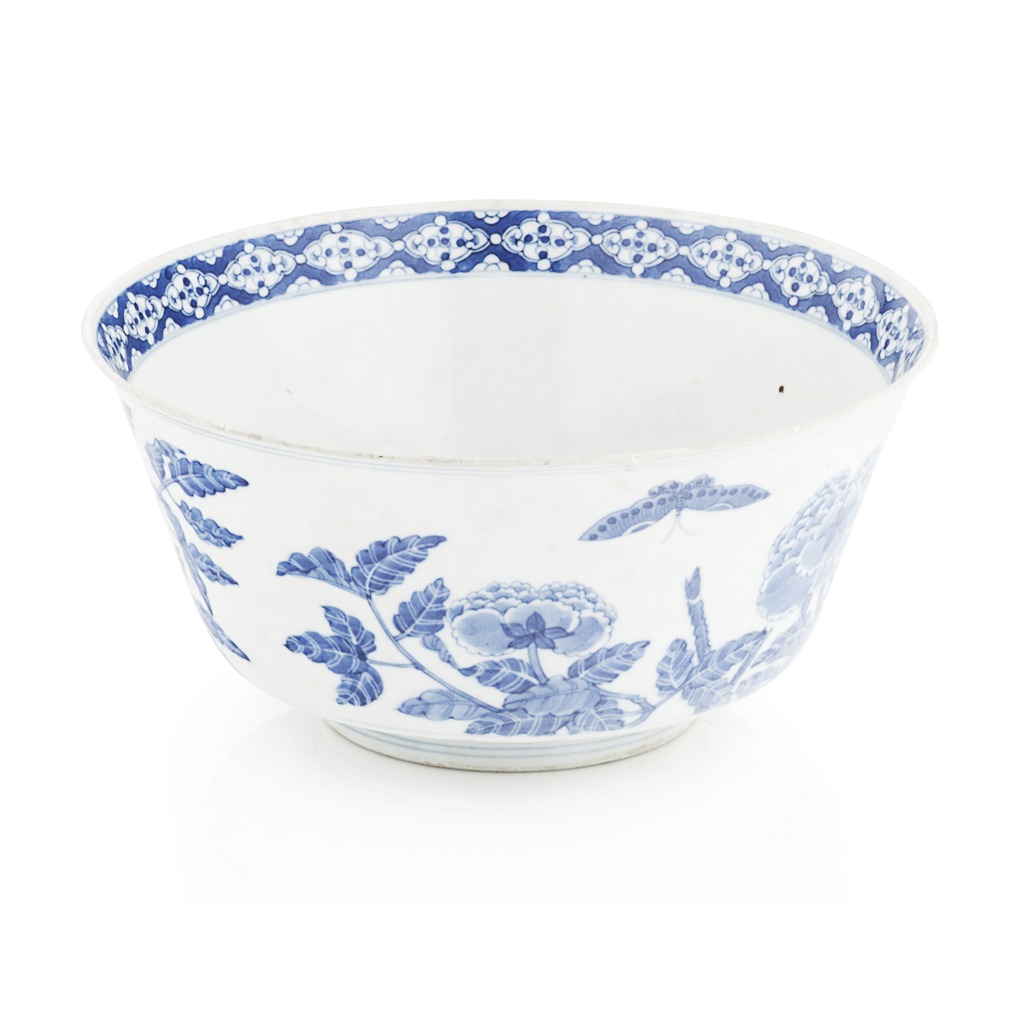 Appraisal: BLUE AND WHITE BOWL QING DYNASTY LATE TH EARLY TH