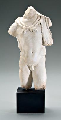 Appraisal: Reproduction classical torso quot copy MMA quot Metropolitan Museum of