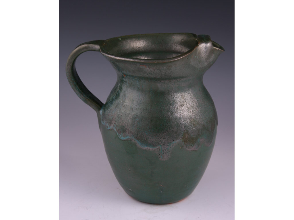 Appraisal: NC Pottery Pitcher North State Third Stamp ca 's double