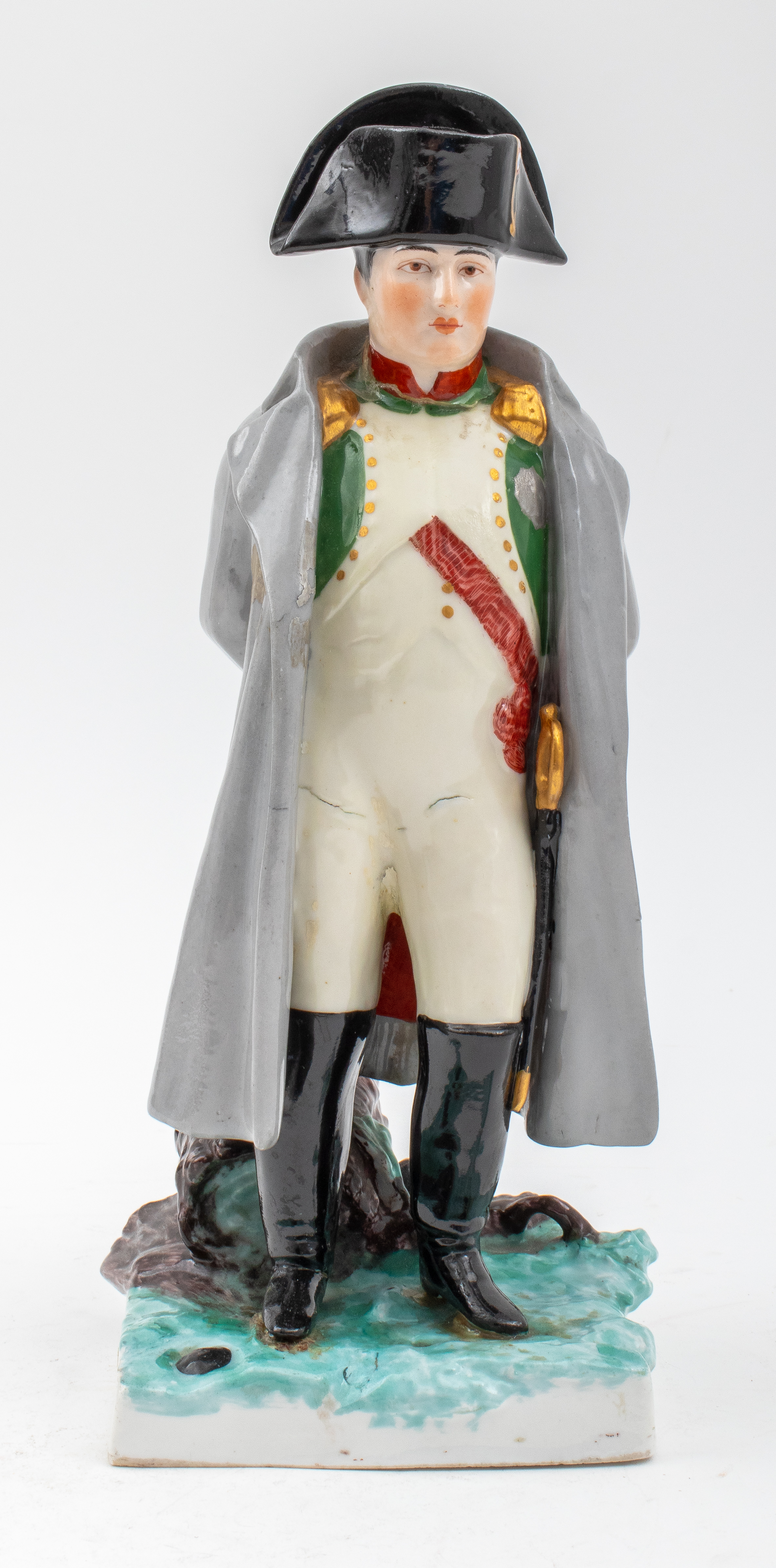 Appraisal: AUSTRIAN ROYAL VIENNA PORCELAIN NAPOLEON FIGURE Austrian Royal Vienna porcelain