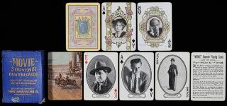 Appraisal: Two Entertainment-Themed Decks of Playing Cards Including Most Prominent Stars