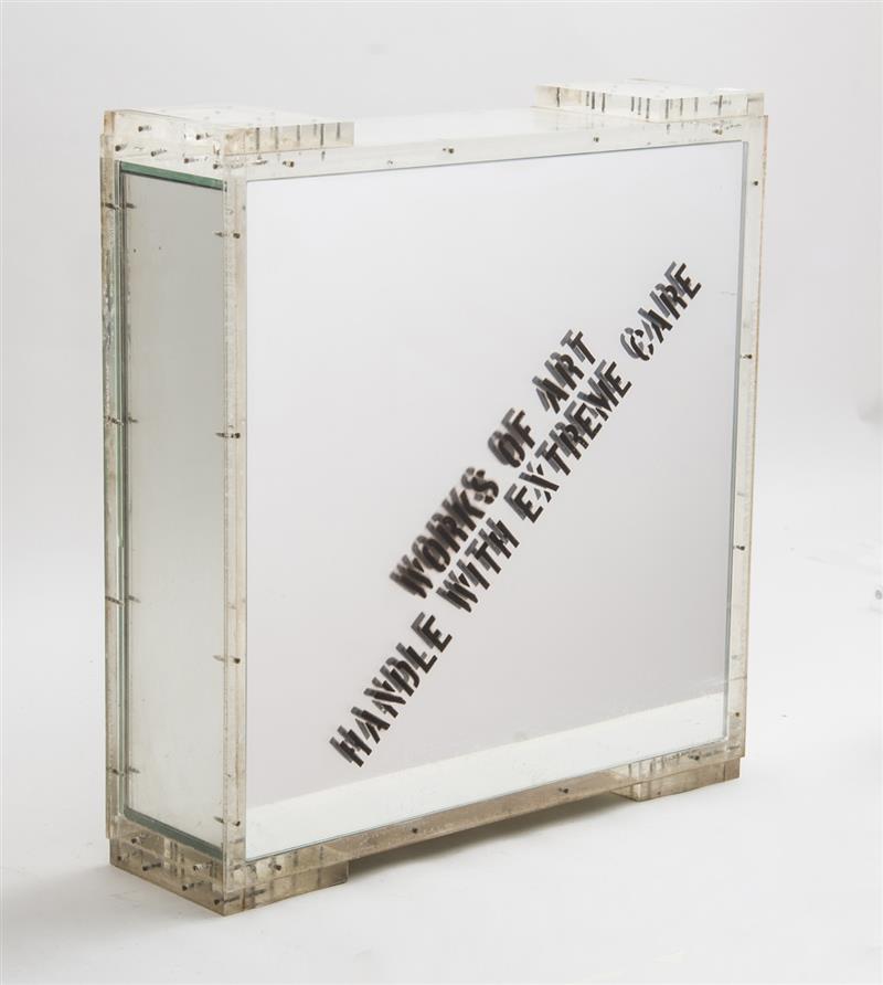 Appraisal: DOUG EDGE b MIRRORED BOX Mixed media construction x x