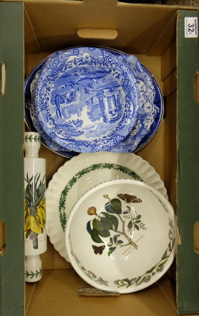 Appraisal: A collection of pottery to include Port Meirion mixing bowl