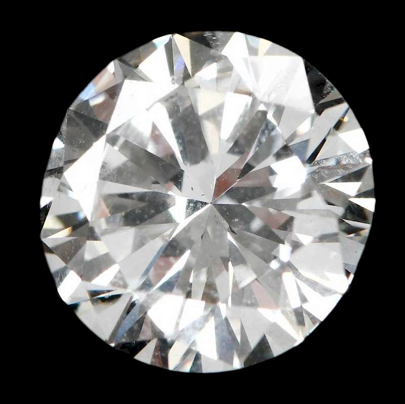 Appraisal: ct Diamond one round brilliant diamond cts G SI GIA