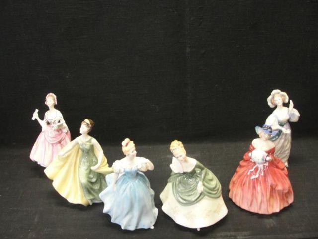 Appraisal: ROYAL DOULTON Figurines Ladies in Gowns Series HN HN HN