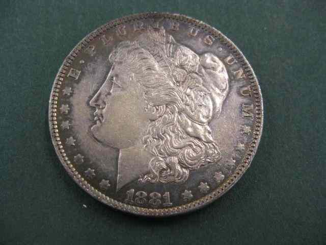 Appraisal: -S U S Morgan Silver Dollar uncirculated original toning