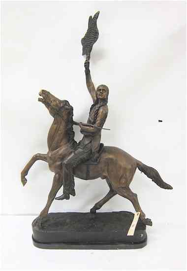 Appraisal: AFTER FREDERIC SACKRIDER REMINGTON American - ''Buffalo Signal '' a