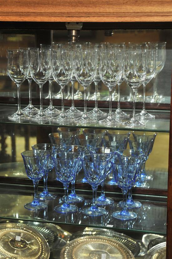 Appraisal: GROUP OF STEMWARE American th century Fourteen Marquise by Waterford