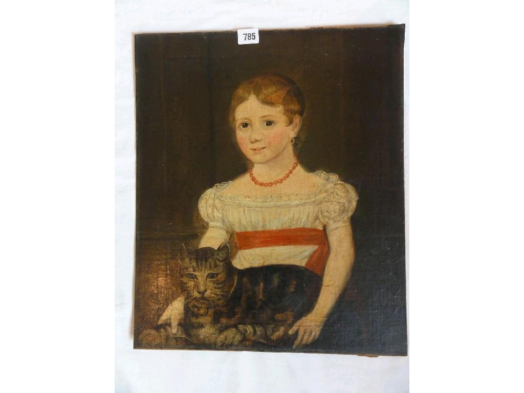 Appraisal: An early th century oil painting on canvas laid onto