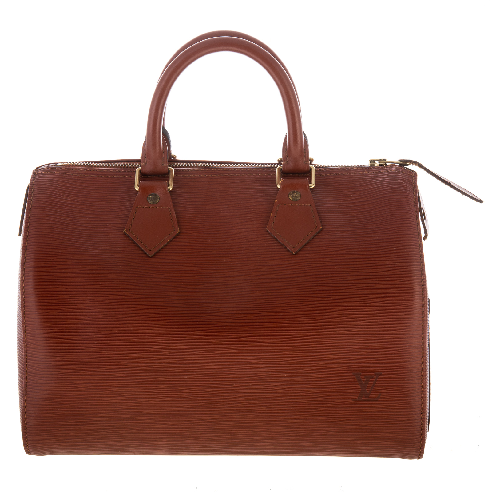 Appraisal: A LOUIS VUITTON EPI SPEEDY A tan Epi leather Louis