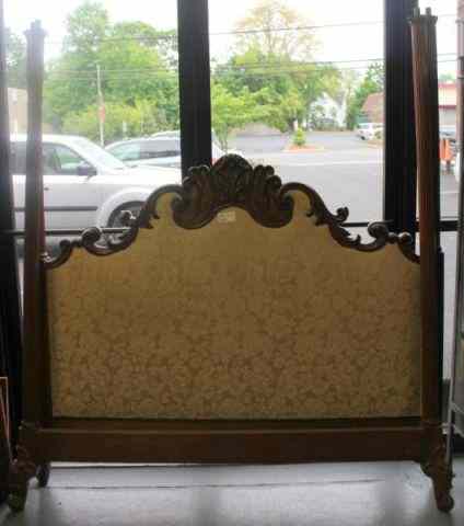 Appraisal: Magnificent Carved Poster Tester Bed With upholstered back From a