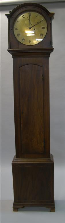 Appraisal: SCOTTISH J HOWDEN MAHOGANY TALL CASE CLOCK h w d