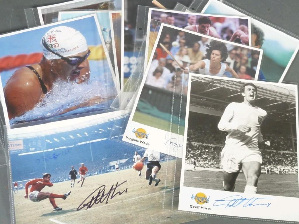 Appraisal: COLLECTION OF NINETEEN 'AUTOGRAPHED EDITIONS' SIGNED COVER PHOTOGRAPHIC PRINTS OF