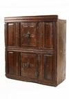 Appraisal: WALL CABINET - th c English oak two door wall