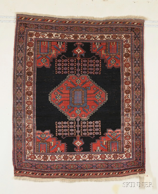 Appraisal: Afshar Rug South Persia early th century slight moth damage