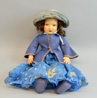 Appraisal: Early th century felt doll cm high