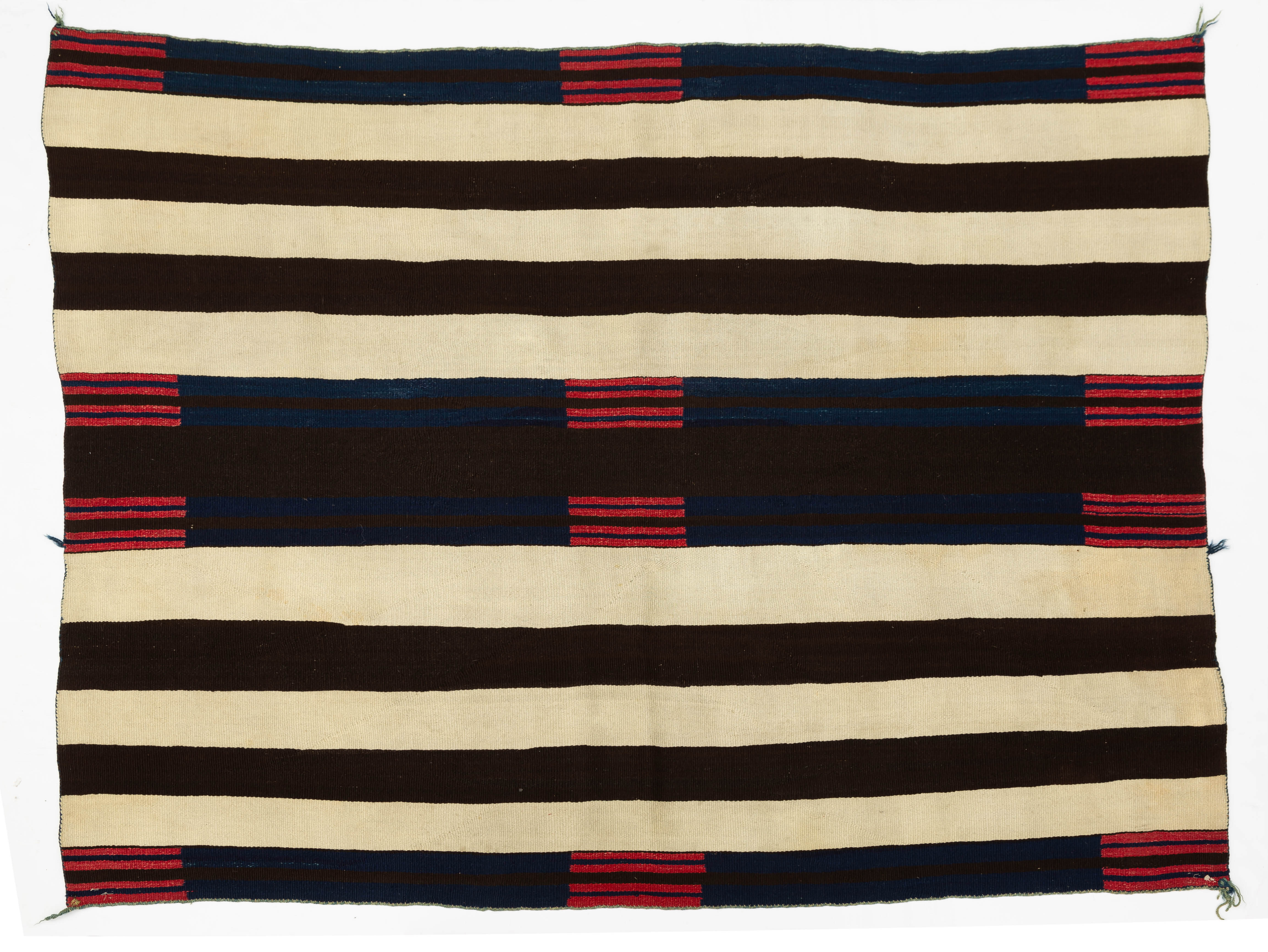 Appraisal: NAVAJO SECOND PHASE CHIEF'S BLANKET circa - Late classic period