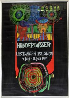 Appraisal: Friedensreich Hundertwasser Exhibition Poster AUSTRIA NEW ZEALAND - An original