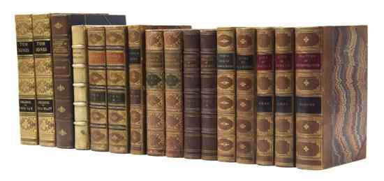 Appraisal: BINDINGS A group of volumes in varying old mainly nineteenth-century