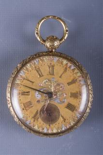 Appraisal: Joseph Johnson K Fusee Pocket Watch Circa Antique fusee pocket