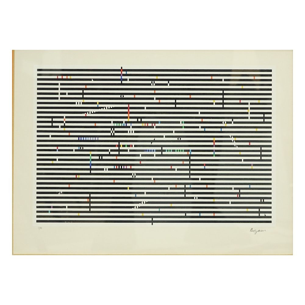 Appraisal: Yaacov Agam b Serigraph Yaacov Agam Israeli born Serigraph on