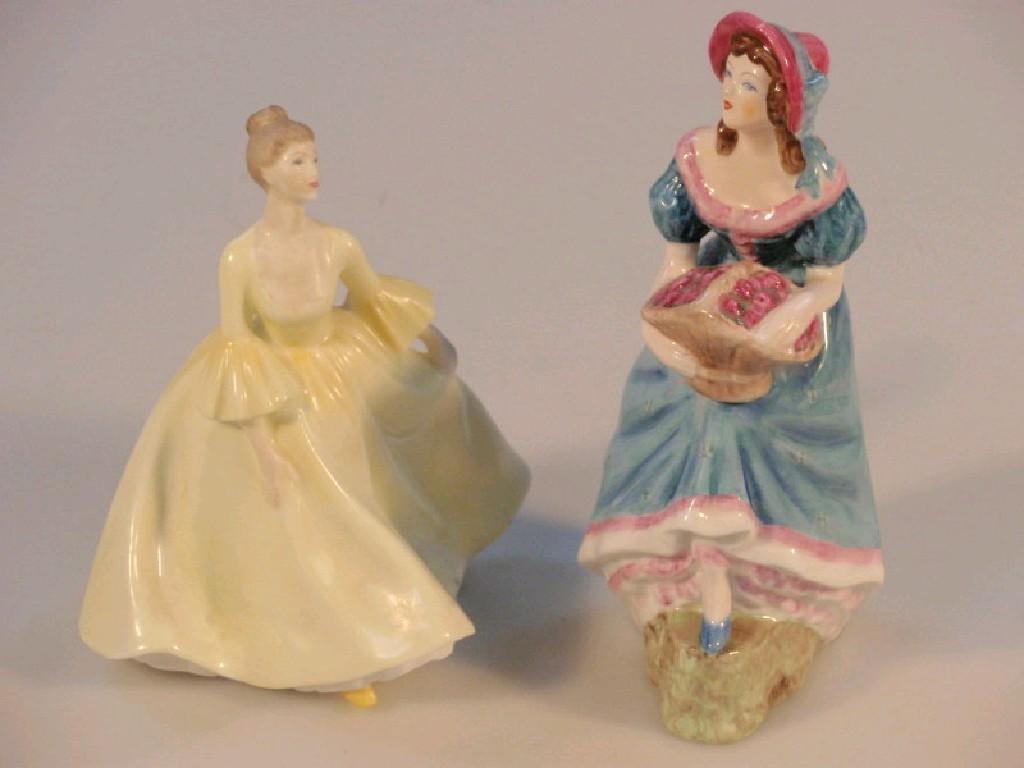 Appraisal: Two Coalport figures of ladies 'Jennifer Jane' and 'Gill' cm