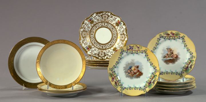 Appraisal: Collection of Fifteen Porcelain Plates consisting of a good set