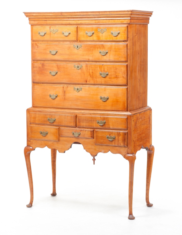 Appraisal: Third quarter- th century birch with pine secondary Top with