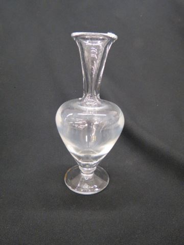 Appraisal: Baccarat Crystal Vase signed excellent