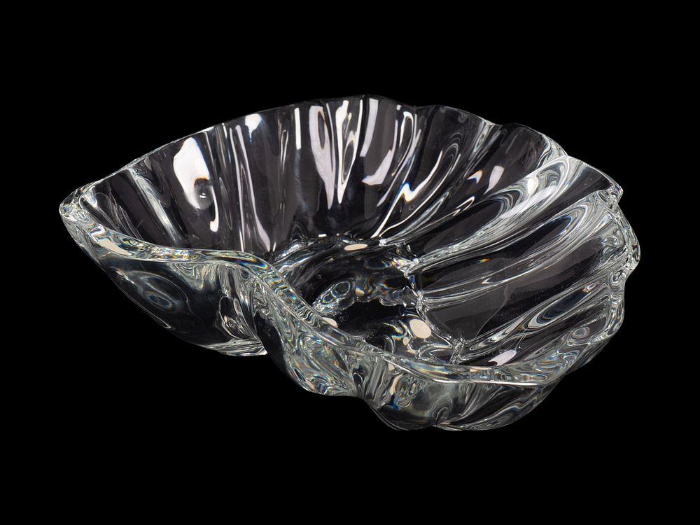 Appraisal: A Baccarat Glass Bowl Height x length x width inches