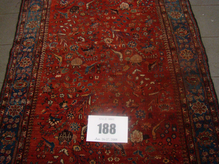 Appraisal: Antique Persian Malayer Carpet ' x '