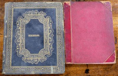 Appraisal: Berkeley family mid th c Album of watercolours etc mounted