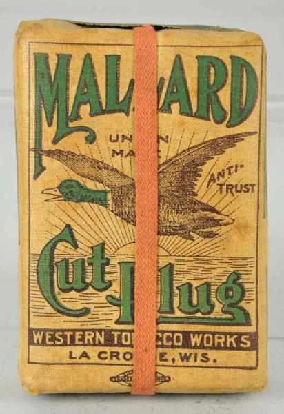 Appraisal: Mallard Cloth Tobacco Pouch Full clean unbroken stamp great graphics