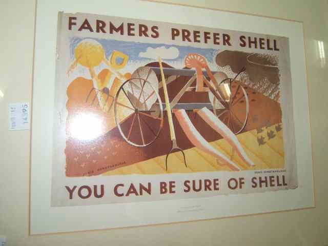 Appraisal: A QUANTITY OF SHELL OIL ADVERTISING PRINTS to include a