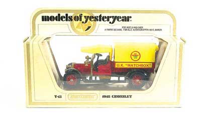 Appraisal: Matchbox Models of Yesteryear No Y Crossley UK Matchbox -