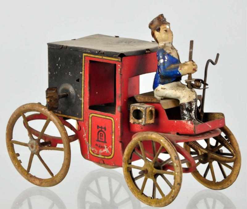 Appraisal: Tin Litho Lehmann Motor Coach Wind-Up Toy German Working Original