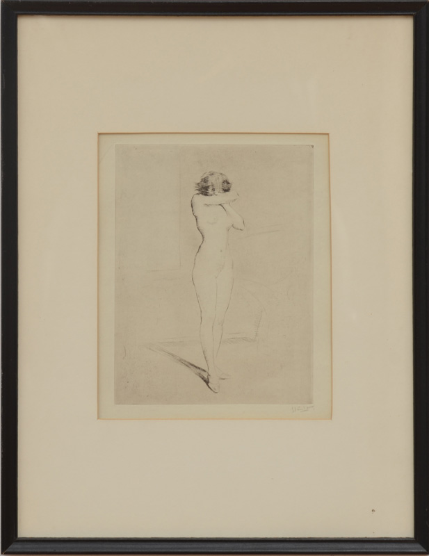 Appraisal: PENRHYN STANLAWS - STANDING FEMALE FIGURE WITH COVERED FACE STANDING